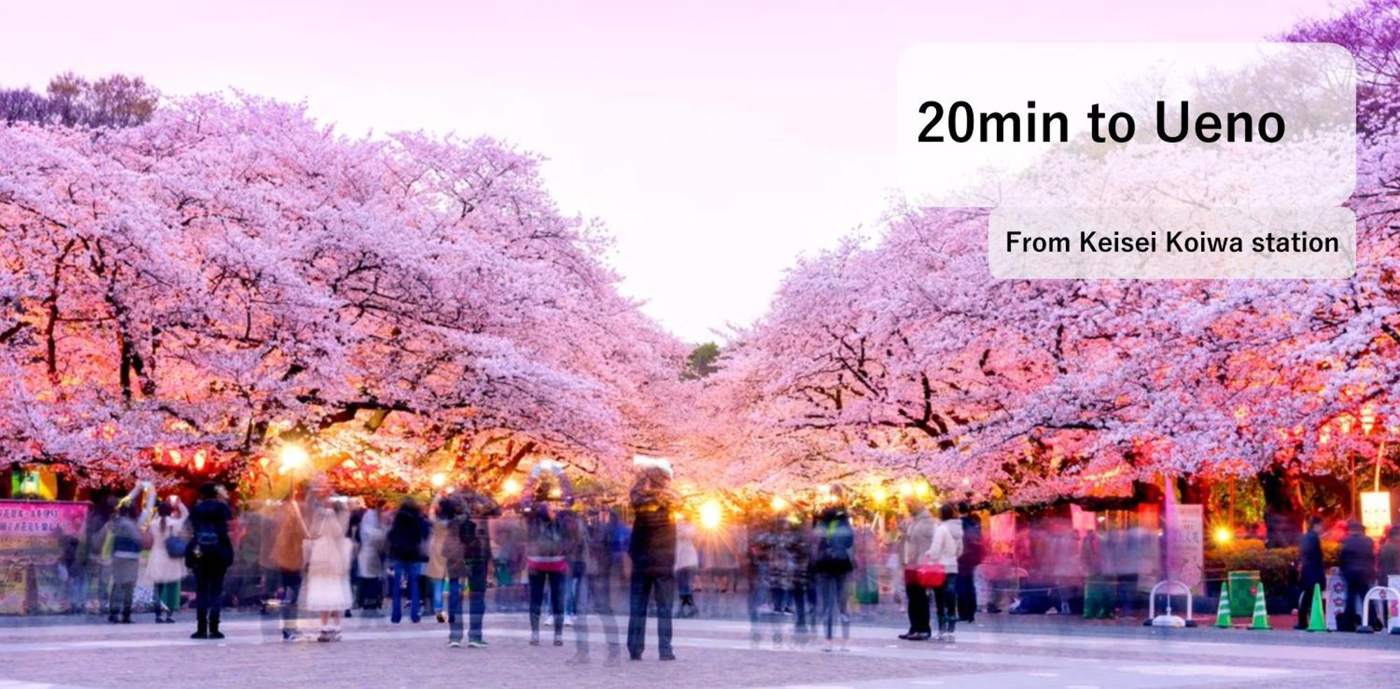 Asahistay -Koiwa, Free Parking O, Whole Family House, Japanese Garden Taste Präfektur Tokio Exterior foto